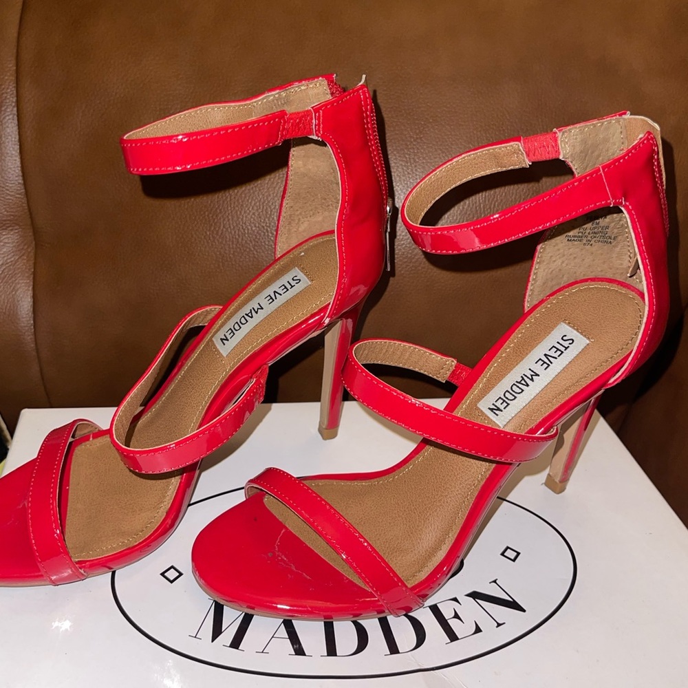 Steve Madden Red Heels